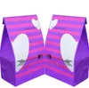 Embrulho para presente Sacos de Aniversário Lembrancinhas de Festa Sacos de Papel Kraft Coloridos 13X8X24Cm Festival de Balões Doces Azul Claro Laranja Rosa Roxo Y Otfnx