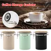 Storage Bottles Coffee Canister Airtight Food Container With Valve Premium For Beans Lid Preserves Fresh