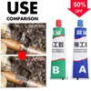 New 65/20g AB Metal Repair Glue Tools Heat Resistance High Strength Cast Iron Bonding Cold Weld Metal Repair Adhesive Glue Agent