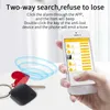 Nuovo Mini GPS Tracker Smart Tag Childs Key Bag Bambino Animali domestici Localizzatore di bagagli Registrazione della posizione Dispositivo di allarme anti-smarrimento Bluetooth wireless