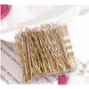 Hårtillbehör Bobby Pins 500 Count Hairpin With Case For Girls Women Bun Tjock Fine alla typer Drop Leverans Baby Kids Maternity DH7DR