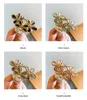 Ciondola il lampadario in metallo stile artiglio di granchio clip fiore artiglio dei capelli splendide piccole clip per le donne ragazze fascino barrette accessori per capelli Z0608