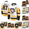 Camisa do pinguim Pittsburgh 87 Sidney Crosby Erik Karlsson Reilly Smith Jeff Carter Evgeni Malkin Drew O'Connor Kris Letang Casey DeSmith Tristan Jarry Bryan Rust