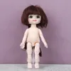 ドールズミニガールかわいいPouting 16cm BJD 112ショートボーイヘアスリーピングピッグネイキッドボディドレスアップファッションギフトギフトDIYおもちゃ230607