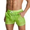 Shorts pour hommes SEOBEAN Shorts d'été pour hommes Sexy Semi-transparent Shorts à séchage rapide Mesh Lined Gymnases Joggers Shorts de plage décontractés Vêtements pour hommes Court J230608