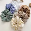 Altro 2023 New Fashion Raso di seta Scrunchies Fascia per capelli Grande elastico in gomma Fascia per capelli Donna Gilrs Porta coda di cavallo Cravatte Accessori R230608