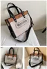럭셔리 디자인 여성 토트 가방 휴대용 캔버스 1 숄더백 2023 새로운 패션 여성 쇼핑 가방 여성 브랜드 핸드백