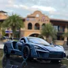 Diecast Model car 132 McLaren Senna Alloy Sports Car Model Diecasts Metal Toy Vehicles Car Model Simulation Sound and Light Collection Kids Gifts 230608