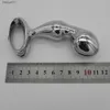 HAPPOGO TOPA KVALITETS KROMPLATERAD Zinklegering Anal Hook With Hole Ring Metal Anal Butt Plug Sex Toys Adult Products 645 L230518