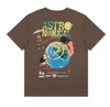 camiseta de diseñador para hombre Camiseta con estampado de tierra colorida Camisetas para hombre Camiseta de diseñador de manga corta