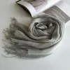 Scarves Solid Color Linen All-matched Summer Autumn Wraps Long Tassel Scarf Shawl