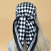 The Four Seasons 2023 Scarves Popular Style Beach Sunscreen Kerchief Luxury Design Square Silk Hijab New Women