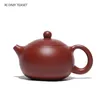 Teaware 90ml Yixing Purple Clay Teapots Authentic Dahongpao Xishi Tea Pot Ball Hole Filter Kettle Handmade Boutique Zisha Tea Set