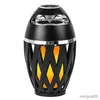 휴대용 스피커 Bluetooth 스피커 Flame Poratable Sound LED Fire Lamp Stereo Speakers Subwoofer