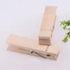 Bag Clips 1203050 PCS Different sizes 25mm35mm44mm150mm Natural Wooden For Po Memo Office Clothespin Craft Decoration Pegs 230607
