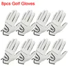 Cycling Gloves 8pcs Golf gloves Genuine Sheepskin leather Men Non-slip Sports gloves left right For Golfer Men's Golf Glove Soft Breathable 230607