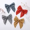 Accessoires de cheveux 5.7 pouces arcs pour filles pince à cheveux pinces à cheveux coton épingles à cheveux enfants Barrette épingles pinces à cheveux R230608