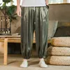 Broek hiphop heren reflecterende harembroek zwarte paarse man joggingbroek 2023 losse streetwear vrouw casual broek broek groot formaat 5xl