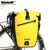 パニエバッグRhinowalk防水自転車バッグ20L 27Lトラベルサイクリングバスケット自転車リアラックテールシートトランク自転車バッグパニエ230607