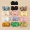 Haar Accessoires Bubble Doek Hoofdbanden Baby Meisje Bows Tulbanden Nieuwe Popcorn Band Voor Baby Haarband Lente Hoofddeksels R230608