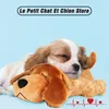 Smart fleece Pet Love Snuggle Dog Heartbeat Stuffed Stuffed Dogs Comfort Toy For Anxiety Relief Doggy Behavioral Training Aid