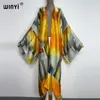 Örtbas winyi yeni tunik bikini tatlı bayan pembe boho hırka kuyruğu sexcy boho maxi tatil batwing kol kimono mujer