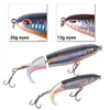 Betar lockar fiske crankbait whopper plopper 10cm14cm toppvatten fiske lockar konstgjorda bymbit hårt popper roterande svansfiske tackling 230607