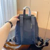 Mode dubbel axel ryggsäckar nylon täcker ryggsäck med resväska skolväska vattentät väska