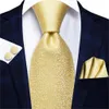 Cravates Hi-Cravate De Luxe Floral Paisley Hommes Cravate En Or Jaune Gravata Soie Nicktie Pour Hommes Cravate De Mariage D'affaires 8.5cm Large Goutte 230607