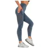 Pantalon actif Push Up Leggings Yoga Pantalon de course Tight Casual Stretchy Femmes Sport Fleece Lined Tall