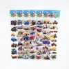 Barnens leksaksklistermärken 12 SheetsSet Engineering Vehicle Aircraft Style 3D Cartoon Stickers Toys For Children Scrapbook DIY Traffic Sticker Boys Gift 230608