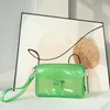 Przezroczysty PVC Jelly Bag worka na ramię Designer torebka Przezroczysta letni puls nadwozia Kręg