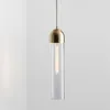 Hanglampen Nordic Glass Single Lamp Design Smoke Hanglampen Coffee Shop Lighting El E27