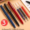 Ballpoint Pens 12pcs 05 07 10mm LargeCapacity Gel Pen Frosted Signature Practice Calligraphy Student Stationery 230608