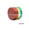 Herb Grinder 50Mm 4 strati in lega di zinco Colorf Grinders misti Tabacco Crusher Commerci all'ingrosso Accessori per fumatori Gr175 Drop Delivery Home G Dhbe8