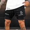 Men's Shorts NEW 2 IN 1 Sport Running Mesh Breathable Shorts Men Double-deck Jogging Quick Dry GYM Shorts Fitness Workout Men Shorts J230608