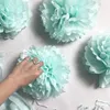 Altri articoli per feste di eventi 5 pezzi Pompon di carta decorativa per matrimoni Pom Pom Palline di fiori Decorazioni per la casa Tessuto Compleanno Natale Decorazione fai da te 25 cm di diametro 230607