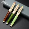 Stylos plume 1Pc stylo avec encre Jinhao 82 acrylique avec Spinner or accessoire F plume écriture lisse affaires Offic 230608