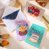 グリーティングカード40pcs結婚式のブライダルシャワーベビーシャワーバレンタインバレンタインデー卒業誕生日のための封筒付きグリーティングカード230607