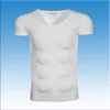 Cintura Abdominal Modelador 3D Falso Músculo T-Shirt Homem Cosplay Braço Peito Roupa Interior de Festa Modelador de Corpo Invisível Almofada Abdominal Espartilho Top Camisolas 230607