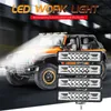 16 LED LED LIGHT BAR 12V-24V 48W 6000K 4800LM CAR TRACK OFF-ROAD ATV SUV SUV LAMP