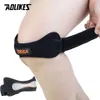 Kolan Elbow Knee Aolikes 1PCS Regulowany pasek rzepki z podwójnym wsparciem kompresyjnym dla biegania w koszykówkę rowerową futbolową 230608