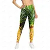 Leggings femininas Marca LCFA Moda 3D Candy Fruit Spoof Print Feminino Cintura alta Treino Legging Melancia Criativo