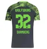 23 24 Wolfsburg Soccer Jersey Weghorst Arnold 2023 2024 Malli Brekalo Mehmedi Uilavogui Xaver Football Shirt S -2XL