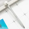 20 pièces personnaliser stylo de luxe avec Big Top perle Logo coloré personnalisé dans des cadeaux personnalisés en métal en gros