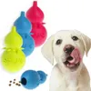 Huisdieren Interactief Rubber Speelgoed Lekkage Voedsel Kalebas Ballen Honden Katten Chew Play Ball Puppy Gebitsreiniging Speelgoed Tanden Kauwen speelgoed