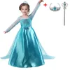 Flickor klänningar prinsessa klänning barn halloween julfest kostym barn upp rolepaly carnival fancy cosplay kläder 230607