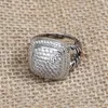Personalized Ring 17mm Pave Setting Design Cubic Zirconia Statement Ring for Women