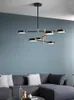 Chandeliers Modern Minimalist Creative Personality Bedroom LED Chandelier Nordic Postmodern Home Restaurant Designer Living Room Lighting