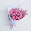 Flores decorativas Mini Buquê Misto Cauda Grama Gypsophila Flor Seca Real Plantas Secas Para Festa de Casamento Presente Artesanato Faça Você Mesmo